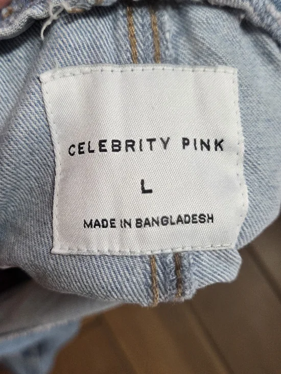 **Celebrity Pink Light Blue Denim Piece** - Picture 10 of 10